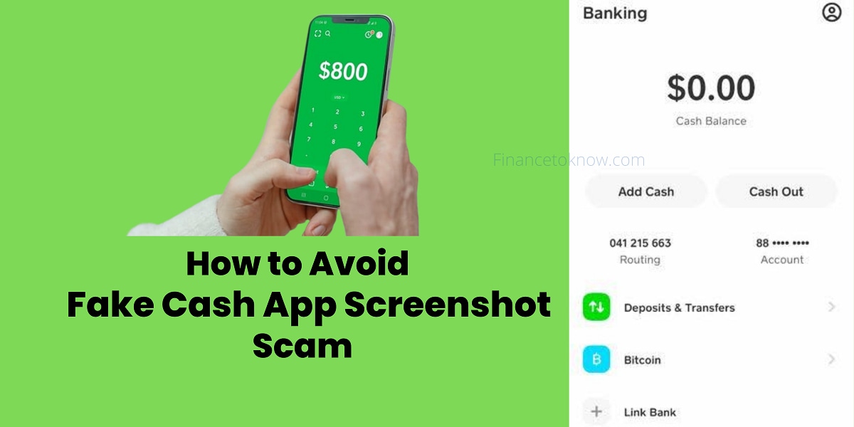 fake cash app screenshot Scam